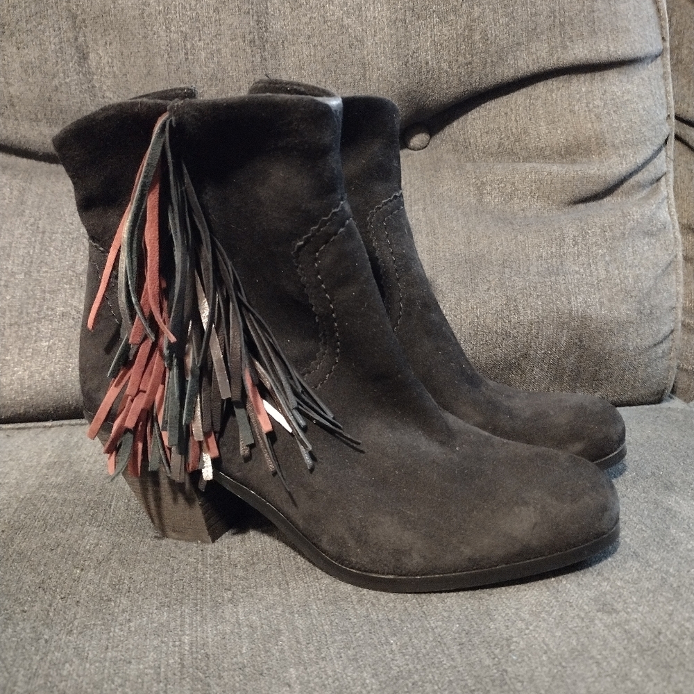 Sam Edelman Suede Fringe Boots - Picture 9 of 9